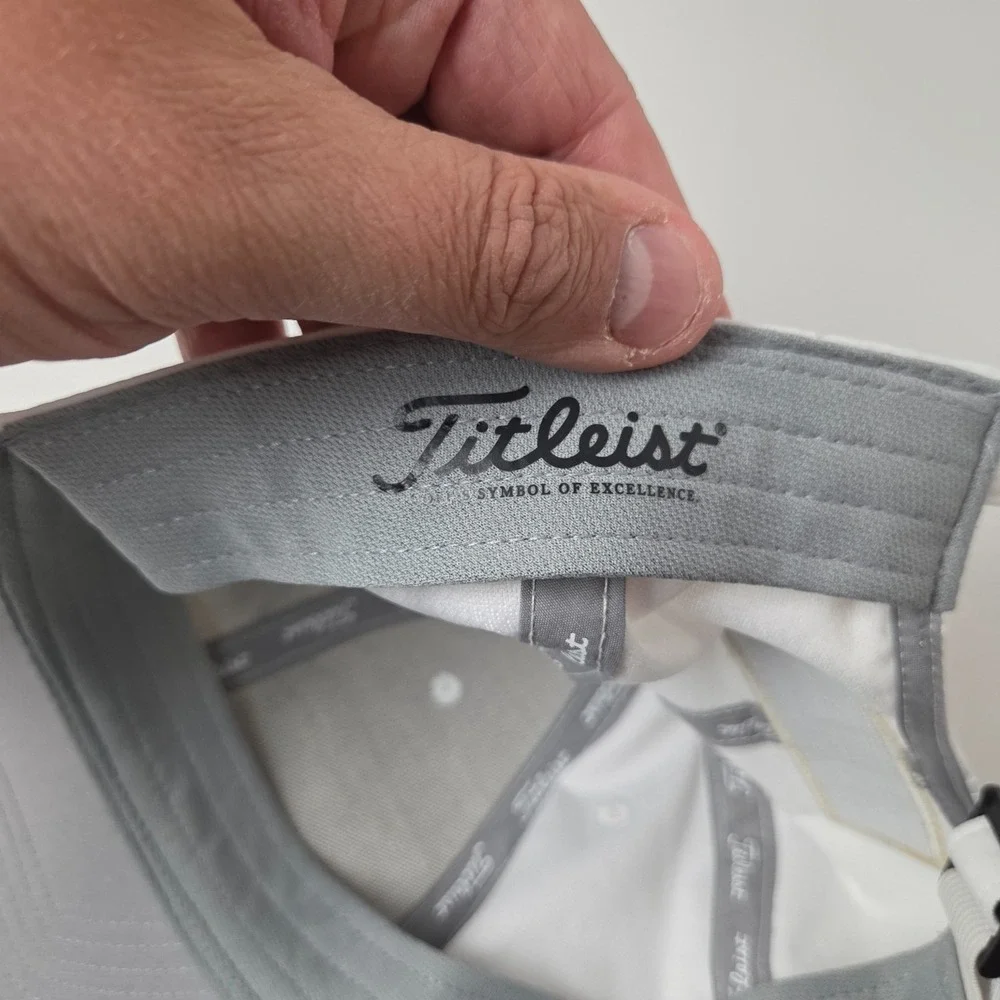 Titleist Bob Vokey Design Hat Cap Mens Adjustable White SM9